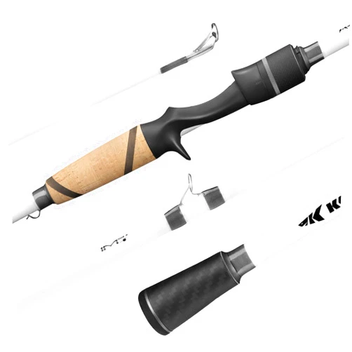 KastKing Assegai Bass Fishing Rods, IM9 Graphite Blanks Casting & Spinning Rods, Fuji Guides & Reel Seats, 15 Technique Specific Fishing Rods, Cork Handles, Carbon Fiber Fighting Butt, DS Hook Keeper