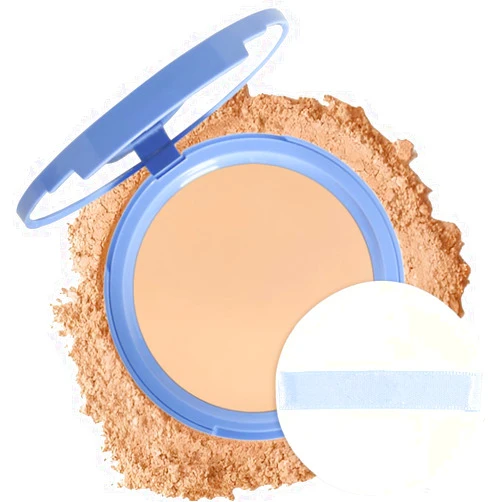 FLYEEO Oil Control Face Pressed Powder, Matte Smooth Flawless Setting, Waterproof Long Lasting Finishing Powder, Cruelty Free, Lightweight, 0.35 oz (PURE BEIGE, A)
