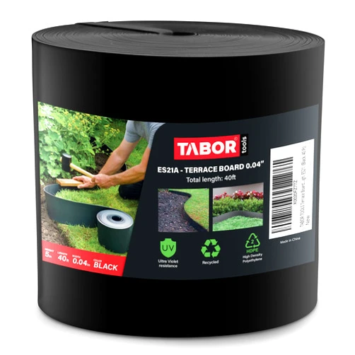TABOR TOOLS 40 Ft Terrace Board, 5 Inch High, 0.04