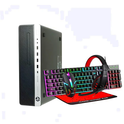 Generic HP SFF Gaming Desktop, Intel core i7 7th Gen, 16 GB, 1TB SSD, NVIDIA Gt 1030 2gb, Ultronix Keyboard, Mouse, Mousepad, Headset Windows 10 Pro (Renewed)