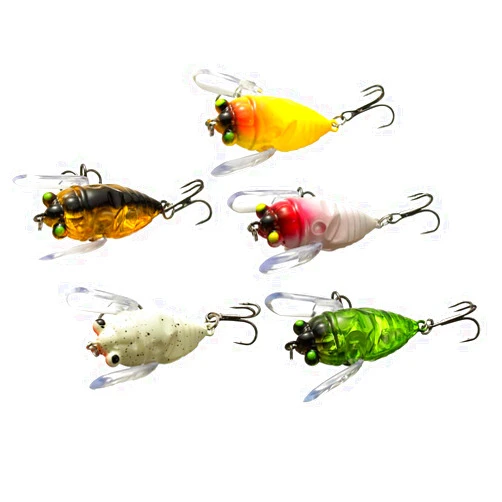 ATKSKYO Topwater Bass Lures Fishing Bionic Tackle Wobbler Snakehead Bass Lure 5pcs Freshwater Crank baits 6.0g/5cm Floating isca Artificial Hard Plastic Bait