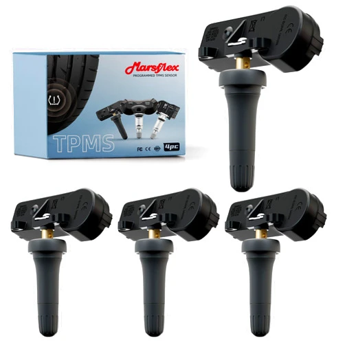 Marsflex TPMS Sensor 13598773 433MHZ Fit for Chevy GMC Cadillac Buick, Tire Sensors for Chevrolet Malibu Silverado Impala Cruze Regal Lacrosse, Tire Pressure Monitoring Sensor Replaces# 13516165 4PCS