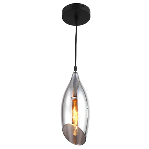 Dainolite ABB-61P-SM, 1 Light Black Pendant