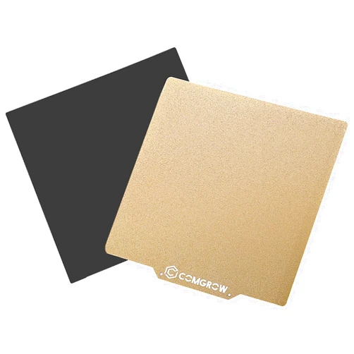 Comgrow PEI Sheet Magnetic Flexible Heated Bed, PEI Spring Steel 235x235mm for ELEGOO Neptune 3 Pro/4/Anycubic Kobra/Creality Ender 3/Ender 3 Pro/Ender 3 V2/3 V2 Neo/Ender 3 Neo/Adventurer 5M