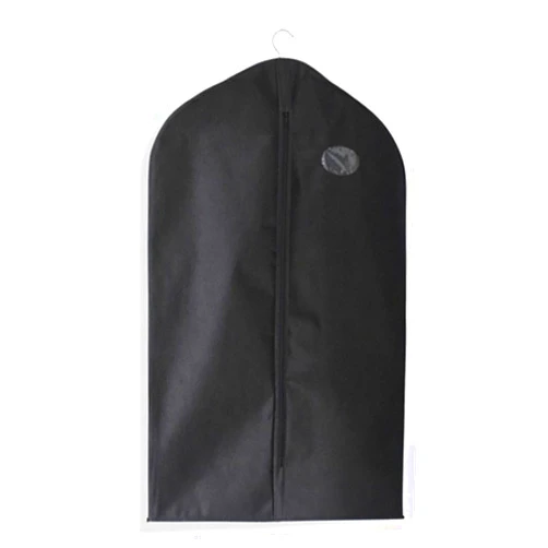 Culnflun CNon Woven Fabric Black Suit Dust Cover, for Travel Home 35.4x23.6in Hanging Garment Bag