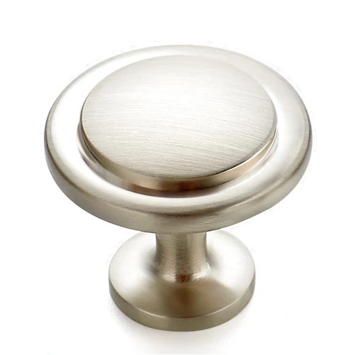 Ravinte 1 Pack 1-1/4 inch Kitchen Cabinet Knobs Dresser Knobs Drawer Knobs Brushed Nickel Zinc Knobs Drawer Pulls Door Knobs Dresser Drawer Handles Knobs for Dresser Drawers