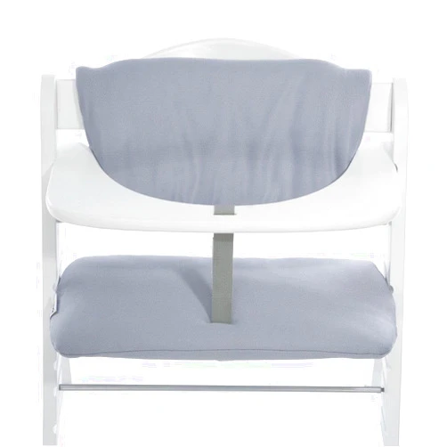 Hauck Highchair Pad Deluxe, Removable Washable Padded Seat Cushion Compatible with Wooden Alpha+ and Beta+ Model High Chair, Accessory Only, Grey
