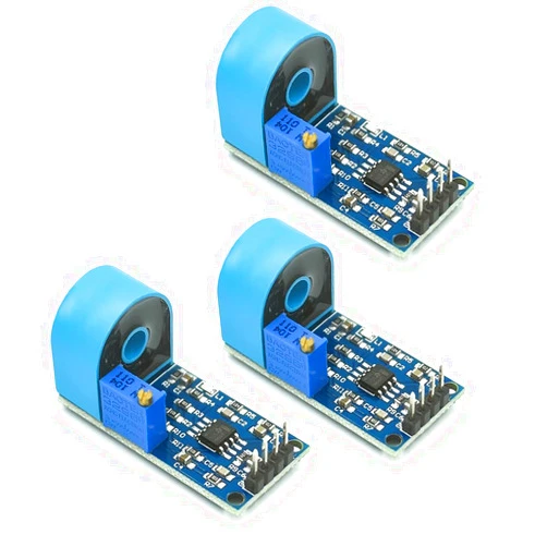 HiLetgo 3pcs ZMCT103C 5A AC Current Sensor Current Transformer Module Single Phase Active Analog Signal Output with OP Amp