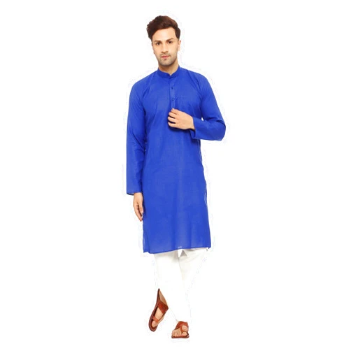 ITOS365 Men Cotton Blend Kurta Pyjama Set Party Fashion Regular Ethinic Wear Indian Dress Gift for Men