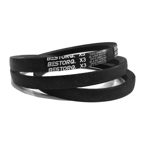 BESTORQ 3L200 V-Belt, Classic Wrapped Rubber X3 V-Belt, Black, 20