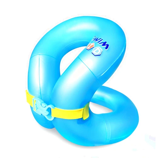 ENOMIN Floaties Swim Vest for Child, Portable Inflatable Pool Floats Swimming Ring with Adjustable Safety Buckle, Safety Swim Arm Bands with Double Surround Air Bag, for Kids 30-90 lbs