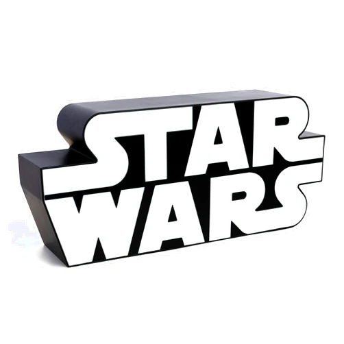 Paladone Star Wars Logo NightLight, Wall Mountable and Freestanding Star Wars Room Decor and Gifts for Men, Officially Licensed Merchandise, Multicolored, PP8024SW