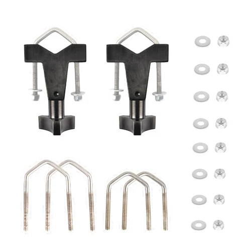 Higehio High Lift Jack Mount, Aluminum Hi Lift Jack Tube Mount Brackets 1-2.5