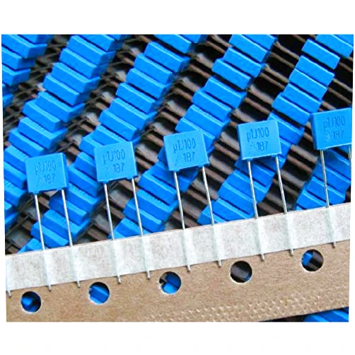 Exiron 10pcs Metallized Polyester MKT Boxed Capacitor 0.1uF 100n 100V J ±5% B32529C