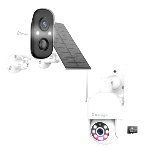 Techage Security Camera Outdoor,2PCs