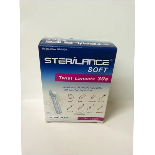SteriLance Twist Lancets, 30 Gauge, 100 Lancets