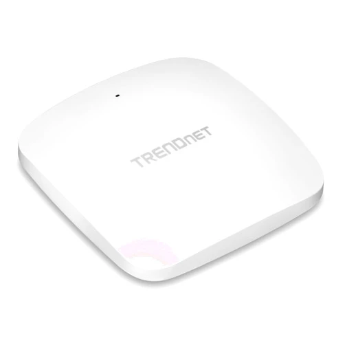 TRENDnet AX3000 Dual Band WiFi 6 PoE+ Access Point, TEW-923DAP, 1 x 2.5GBASE-T PoE+ LAN Port, OFDMA and MU-MIMO Technology, 2402Mbps (5Ghz), 573Mbps (2.4Ghz), WPA3 Ecryption, White
