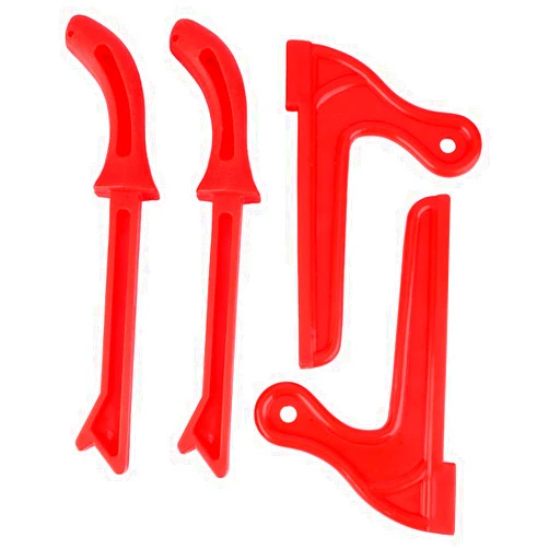 FEIP Saw Push Stick, Safety Push Sticks Plastic Ergonomic Handle with Steady Grip for Table Saw for Carpentry(Red)