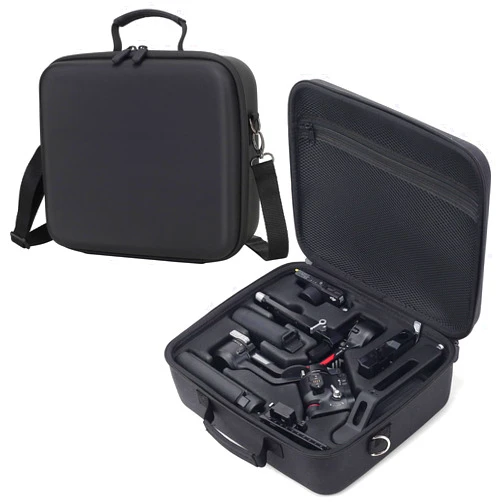 PONYRC RS 4 Carrying Case, Waterproof Portable PU leather Storage Shoulder Bag Travel Case for DJI Ronin RS 4/ RS 4 Combo, 3-Axis Gimbal Lightweight Stabilizer and Accessories