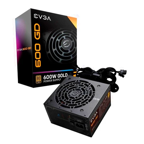 EVGA 100-GD-0600-V1, 600 GD, 80+ GOLD 600W, 5 Year Warranty, Power Supply