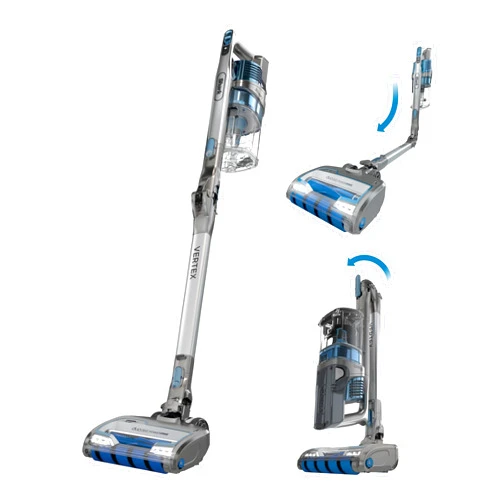 Shark Vertex Cordless Stick Vacuum | Powerful Suction, 60min Runtime, No Hair Wrap | HEPA Filter, XL Dust Cup, DuoClean PowerFins, MultiFLEX Wand | Crevice Tool & Pet Multi-Tool | Silver | IZ464H