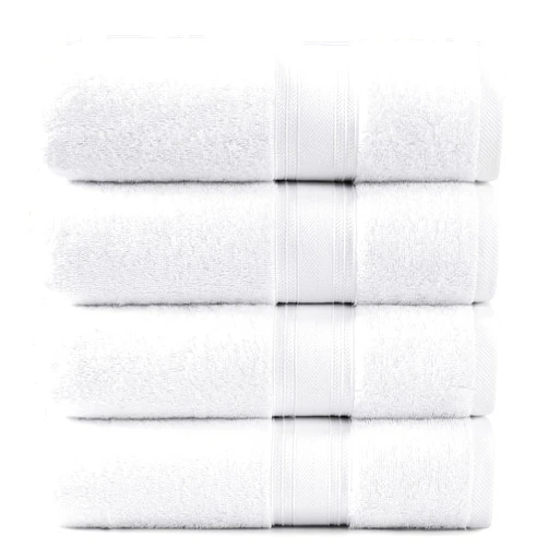 LANE LINEN Luxury White Towels Set of 4 (28