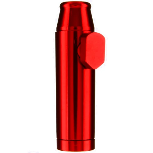 iSnuff Travel Storage Box Spice Dispenser Bullet Style (Red)