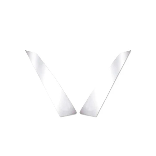 Longroadaccess Kozak Chrome Finish Stainless Steel Fender Trim for Volvo VNL Truck Accessories 2004-17 Model Right (Passenger Side) and Left (Driver Side) Pair Set Plus Logo and Kozak Vest