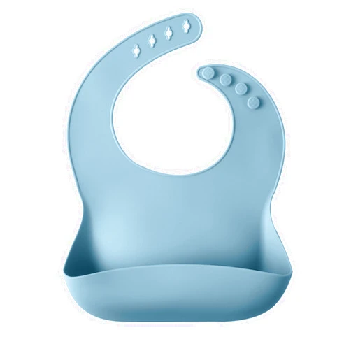 Guffo Silicone Baby Bibs, BPA Free Waterproof Soft Adjustable Silicone Bibs for Babies & Toddlers Unisex