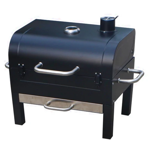 Gas One GasOne Portable Charcoal Grill – 18-inch Tabletop Charcoal Grill with Side Handles and Lid – Compact BBQ Charcoal Grill for Picnic, Tailgate, Travel – 2-Tiered Outdoor Charcoal Grill