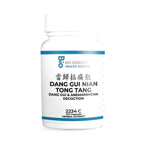 Bio Essence Health Science 2234C Dang GUI Nian Tong Tang/Dang GUI&Anemarrhena Decoction 100 Capsules/Bottle (2 Bottles)