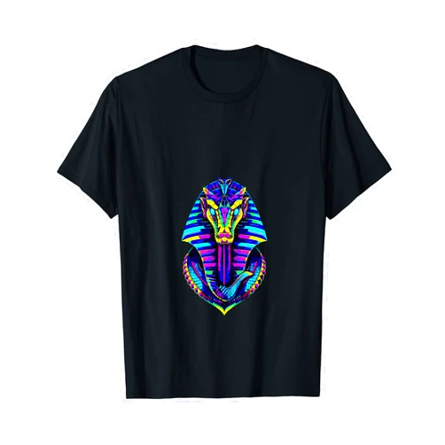 Gods, Goddess, Kings, queens, Tees accessories Retro 80's 90s Greek Mythology Egyptian Cobra snake God T-Shirt