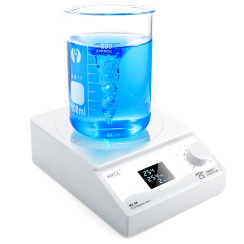 HYCC Digital Magnetic Stirrer Laboratory Stir Plate Plate with Timing Function (LCD Display Stirring Type)