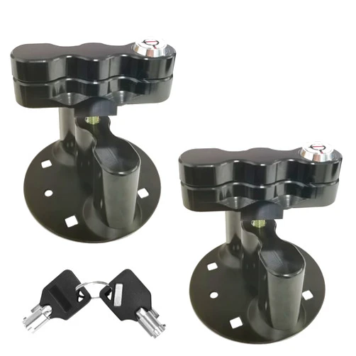 Casmer RX-LOX-PM Mount Lock 2 Pack With Keys Compatible With Rotopax Standard Water Container, Gasoline Pack, Storage Box, Fuel Pack - Sturdy and Durable