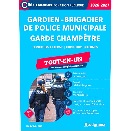 French Edition by Marc Dalens (Author) Gardien-brigadier de police municipale – Garde champêtre (Catégorie C – Concours 2026-2027): Concours externe – Concours internes