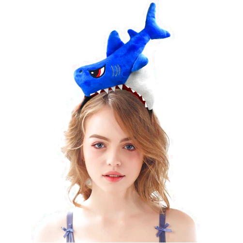 HODRME Plush Animal Ears and Horns Headband-Halloween Christmas Festival Theme Party Animal Cosplay Costume Headbands
