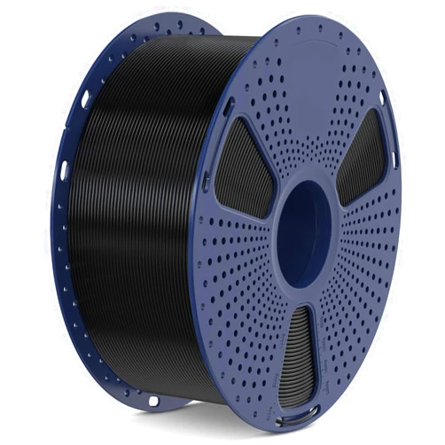SUNLU 3KG PLA+2.0 3D Printer Filament, 3KG(6.6lbs) Large Spool PLA+ Filament 1.75mm, Tougher and Stronger, Dimensional Accuracy +/-0.02mm, 3KG/1 Spool, PLA+ Black
