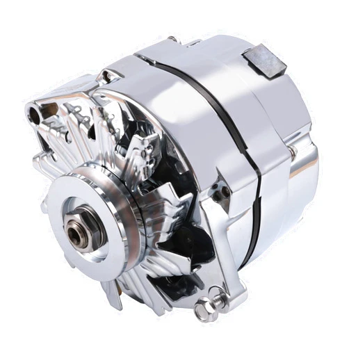 JDMSPEED New Alternator Chrome Replacement For Chevy BBC SBC 110Amp 1 Wire High Output RA00114
