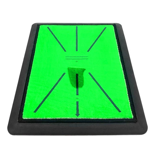 SAVYOU Golf Hitting Mat, FENEFIT Golf Practice Mat for Swing Path Feedback/Detection Batting Golf Training Mat Advanced Guides and Rubber Backing for Home/Indoor/Outdoor