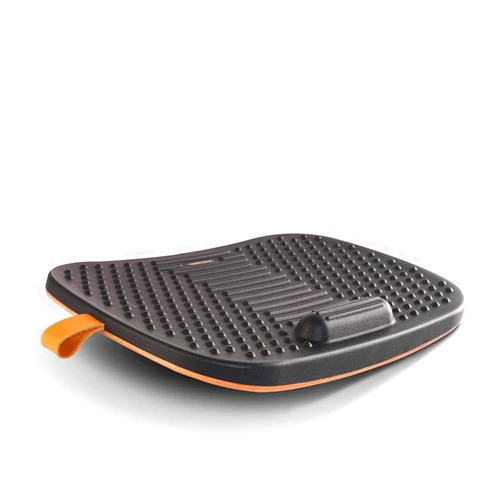 FEZIBO Standing Desk Mat with Anti Fatigue Bar, Wooden Wobble Balance Board with Ergonomic Design Comfort Floor Mat