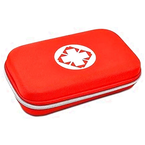 IOCCIOBB First Aid Box First Aid Kit Hard Case, Medical Pouch, Emergey Kit Bag, Emergey Medical Bag Compact Housewares First Aid Box,Nurse Offices(Red)