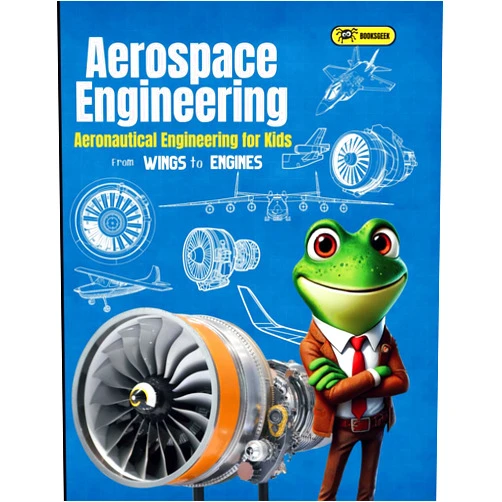 By BOOKSGEEK (Author) Aerospace Engineering for Kids: Aeronautical Engineering for Kids From Wings to Engines Explaining How Jet Engines Work, Designing Airplanes, and ... How Airplanes Work for Kids and rockets)