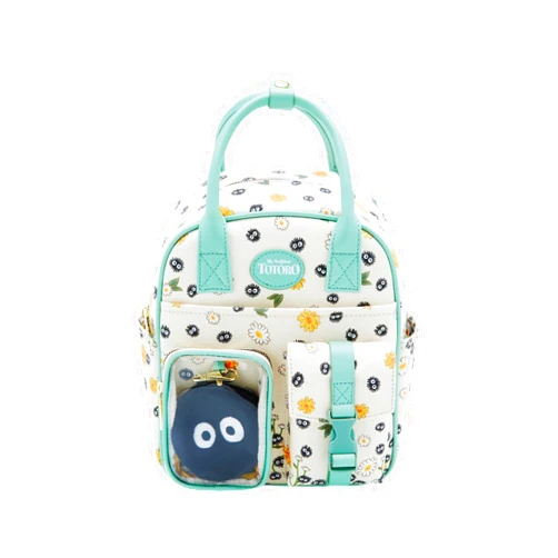 Hot Topic Studio Ghibli My Neighbor Totoro Soot Sprites Coin Pouch Mini Backpack MULTI