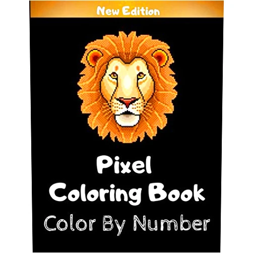 Fun & Easy Pixel Art Coloring Books Pixel Coloring Book: Easy Pixel Color by Number Activity Book with Zoo Animals for Kids - Unique Funny Pixel Art Gift for Birthday Christmas Easter for Boys & Girls