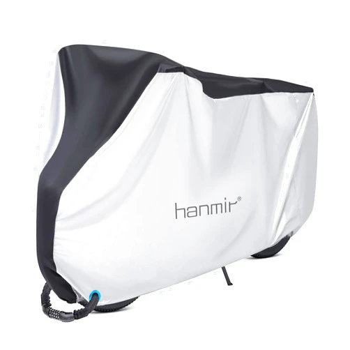 Hanmir Bike Cover,Waterproof Outdoor Bicycle Cover Anti Dust Rain Snow UV, Bike Rain Cover for Mountain, Road & Heavy Duty Bikes with Lock Holes & Storage Bag