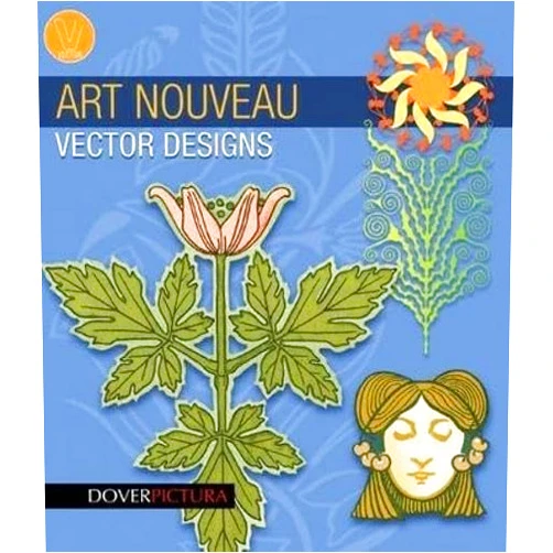 Alan Weller Art Nouveau Vector Designs (Dover Pictura Electronic Clip Art)