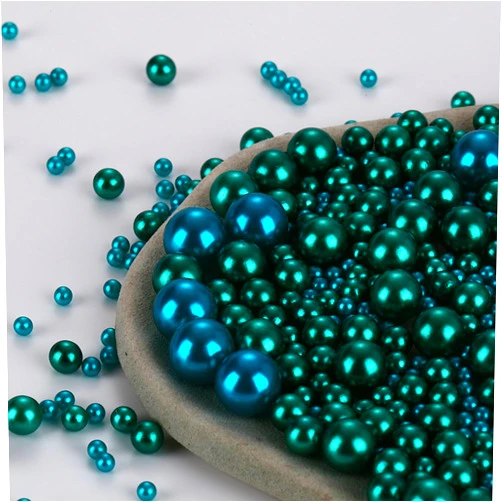 CrzBeadss 1000PCS Assorted Pearls Beads No Holes, 3-10mm Crafts No Hole Pearls, Green Loose Pearls Beads, Round No Hole Pearls for Vase Fillers, DIY, Table Scatter, Wedding, Birthday Party, Home Decoration