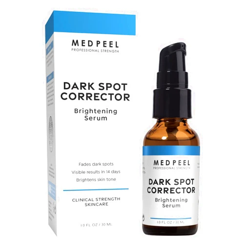 MedPeel Dark Spot Corrector Brightening Face Serum, Targets Age Spots, Sun Spots and Hyperpigmentation, 1.0 fl oz