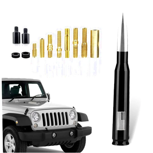 Getfay Pack-1 Car Bullet Antenna, 5.4