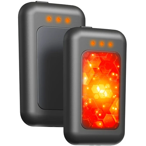 Hotdot Hand Warmers Rechargeable, 2 Pack 6400mAh Electric Hand Warmer, 16 Hours Lasting, Great for Outdoors, Camping, Gifts for Women Men
